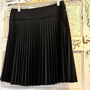 Black Pleated Skirt by Joyce Leslie